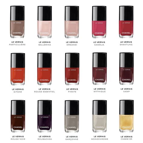 chanel metallic nail polish|chanel nail polish color chart.